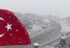 Erciyes'te kar yağışı yeniden başladı