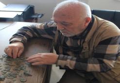 Arazide araştırma yaparken hazine buldu! Karaman'da büyük keşif