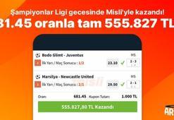 Şampiyonlar Ligi gecesinde Misli’yle kazandı! 90+1’de Jonathan David’in golüyle tam 555.827 TL…