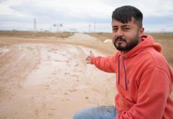 Edirne'de yol çilesi bitmiyor! Bozuk yol araçlara zarar veriyor