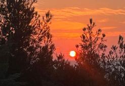 Batman'da gün batımı kartpostallık görüntüler ortaya çıkardı