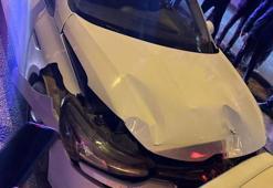 Mardin Kızıltepe’de maddi hasarlı trafik kazası