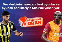 Fenerbahçe – Galatasaray derbisinin heyecanı özel oyunlar ve oyuncu bahisleriyle Misli’de yaşanıyor!