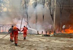 Muğla Fethiye'de onlarca karavan ve bungalov küle döndü