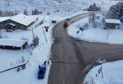 Uludağ'da kar kalınlığı 6 santimetreye geriledi