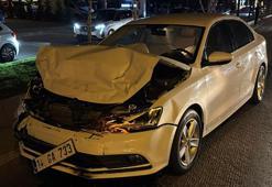 Bolu D-100 karayolunda iki otomobil çarpıştı: 2 yaralı