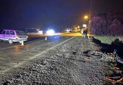 Mersin'de oomobille çarpışan motosikletin sürücüsü ağır yaralandı