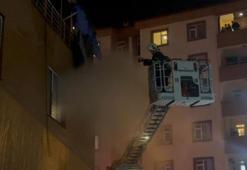 Rize’de çay toplama makinesi deposunda yangın çıktı