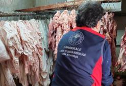 Çanakkale'deki denetimlerde korkunç manzaralar! Vatandaşa bu etleri yedirmişler