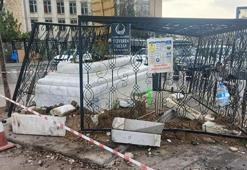 Ankara Altındağ'da sürekli trafik kazalarının yaşandığı türbede yine kaza oldu