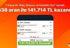 Yok böyle oran! Misli’de 7 maça oynadı, 141.714 TL kazandı!
