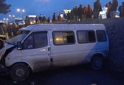 Sinop'ta fabrika işçilerini taşıyan minibüs kaza yaptı 1 ölü, 10 yaralı