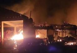 İpsala’da köy alevlere teslim oldu: 2 Biçerdöverler, 2 otomobil ve ev yandı