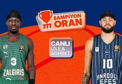 Anadolu Efes, EuroLeague'de Zalgiris karşısında! Maçın heyecanı canlı yayın, canlı sohbet ve Şampiyon Oranlar ile Misli'de