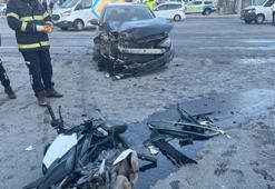 Bitlis’te motosiklet ile otomobil çarpıştı: Sürücü yaralandı