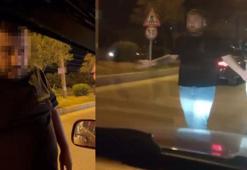 Mersin’de trafikte tartıştığı kişilere yumruk atıp, tabancayla ateş açan kişinin görüntüleri ortaya çıktı