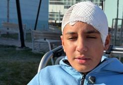 Şakalaştığı arkadaşı kafasını taşla yaraladı! Hiçbir şey olmamış gibi 'Baba tahliye' diye paylaşım yaptı