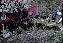 Akçaabat'ta otomobilin şarampole devrildiği kazada 1 kişi öldü, 3 kişi yaralandı
