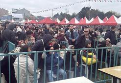 Tekirdağ'da akın ettiler! 1 ton ürün bedavaya dağıtıldı