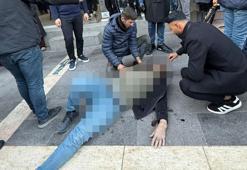 Kızıltepe'de klima montajı yaparken 2'nci kattan düşerek yaralandı