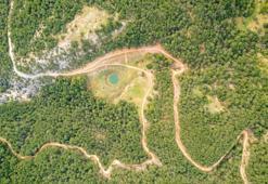 Endişe veren görüntü! Spil Dağı'nda kar hasreti