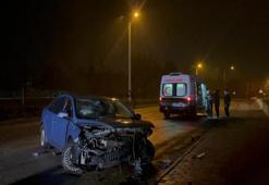 Eskişehir'de aynı anda aynı caddede 4 kaza! Başka kaza olmasın diye çaba gösterdiler