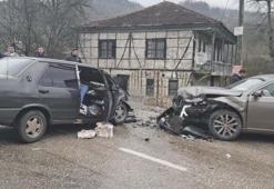 Fatsa'da iki otomobil çarpıştı: 1 yaralı