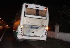Ünye'de yolcu otobüsü ile midibüsün çarpıştığı kazada 1 kişi yaralandı
