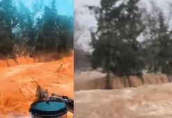 Muğla'nın Datça ilçesinde sağanak etkili oldu