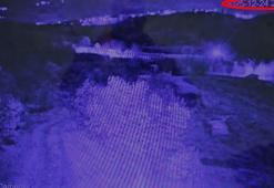 Tunceli’de gökyüzünde patlama sesi ve parlak ışık kamerada