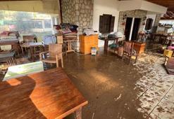 Muğla Datça’da sağanak yağış etkili oldu