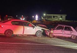 Siverek'te iki otomobilin çarpıştığı kazada 7 kişi yaralandı