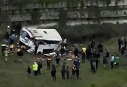 İstanbul Esenyurt'ta işçi servisi şarampole yuvarlandı; 4 ölü 3'ü ağır 7 yaralı