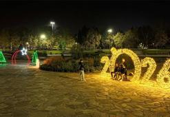 Denizli'de yeni yıl coşkusu! Her yer ışıl ışıl