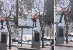 Denizli'de belediye personelinden alkışlanacak harekete! Sosyal medyada viral oldu