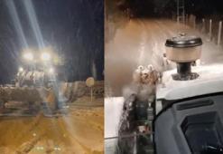 Adıyaman’da karda mahsur kalan 50 işçi kurtarıldı