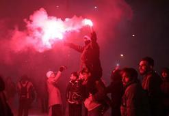Gaziantep’te yeni yıl kutlamaları sokaklara taştı