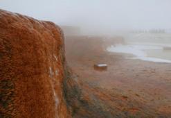 Sivas'ta görenler inanamadı! Lapa lapa kar yağarken oluştu, tam 48 dereceye çıktı