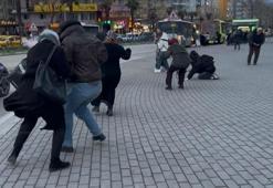 Bursa'da lodos kabusu! Vatandaşlar fırtınada uçmamak için yerlere böyle yattılar