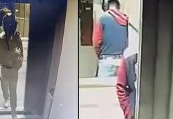 Adana'da kaskla apartmana giren şüphelinin yaptıkları şoke etti