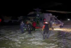 Aksaray'da mahsur kalan öğrenciler kurtarıldı!