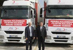 Adana Büyükşehir Belediyesi, Gazze’ye insani yardım tırı gönderdi