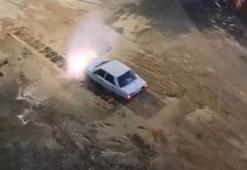 Tekirdağ'da kriz fırsat oldu! Patlayan suda aracını yıkadı