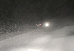 Bitlis’te yoğun kar yağışı! Ağır vasıtalara geçici yasak geldi