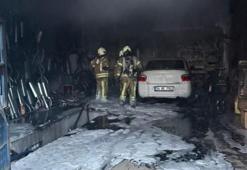 Silivri Sanayi Sitesi'nde yangın paniği: Dikkatli çıraklar facianın önüne geçti