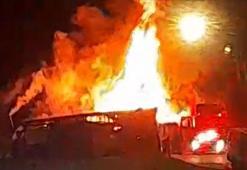 Eskişehir’de marangozhanede çıkan yangını itfaiye söndürdü