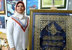Van’ın ilk kadın naht sanatçısı Osmanlı’dan günümüze ulaşan kadim sanata eşsiz desenler kazandırıyor