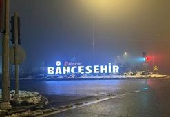 Şehir sis altında kaldı: Görüş mesafesi 10 metreye düştü