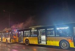 Başakşehir'de 3 İETT otobüsü çarpıştı! 5 kişi yaralandı