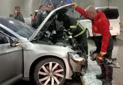 Şırnak'ta can pazarı: Tüneldeki zincirleme kazada 1 ölü, 8 yaralı